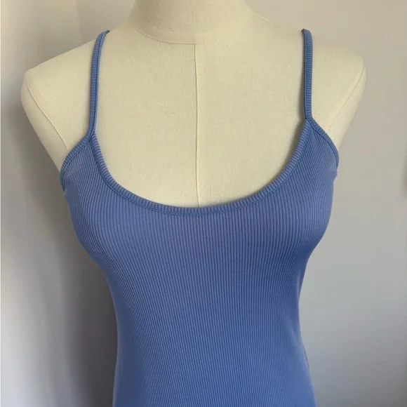 Nasty Gal Blue Ribbed Dress - Picture 4 of 5